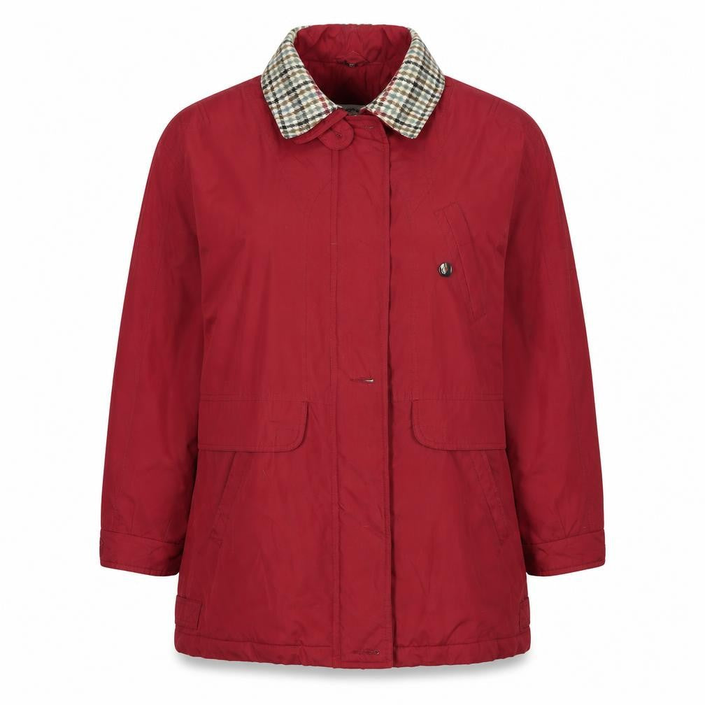 NuAge Womens Red   Rain Coat Coat Size 16