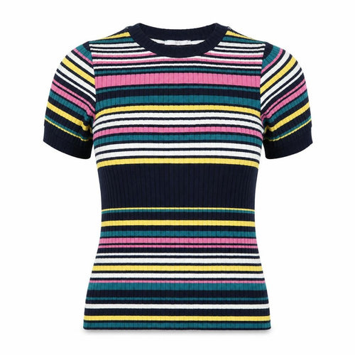 edc by Esprit Womens Multicoloured Striped  Pullover Jumper Size XS