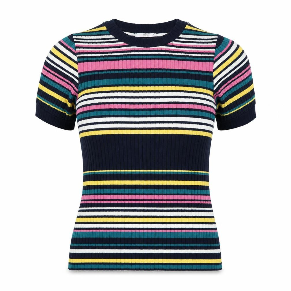 edc by Esprit Womens Multicoloured Striped  Pullover Jumper Size XS