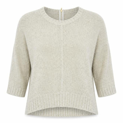 Warehouse Womens Gold   Pullover Jumper Size 14  - sequin