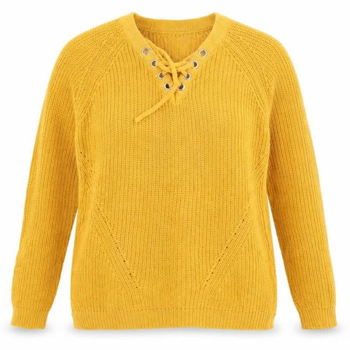 Select Womens Yellow   Pullover Jumper Size 10