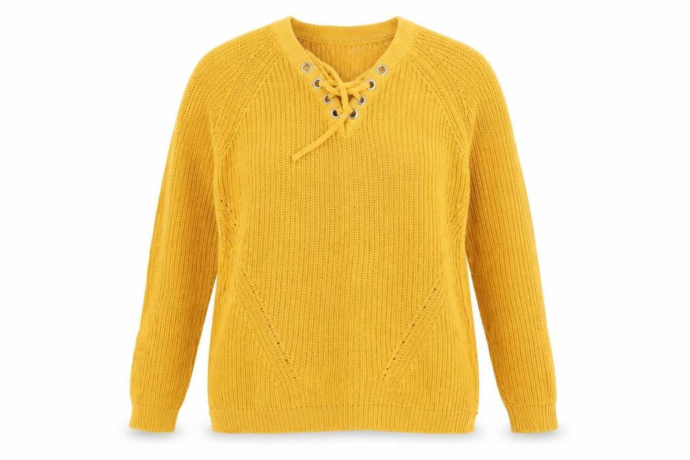 Select Womens Yellow   Pullover Jumper Size 10