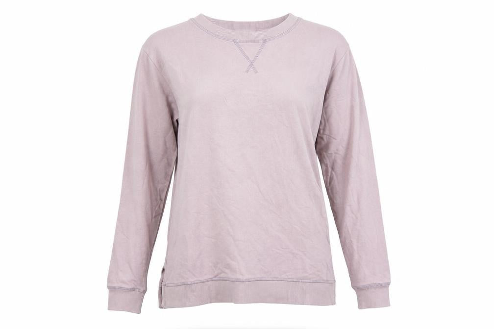 Front view of Next women’s purple pullover sweatshirt, size XS