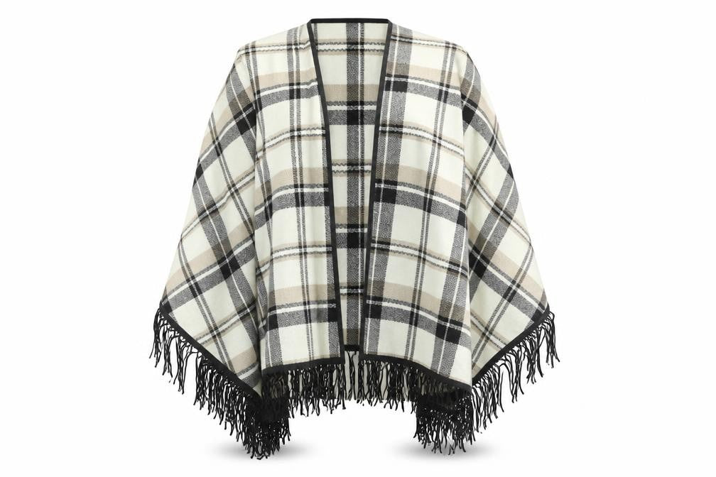 Preworn Womens Ivory Check  Jacket  One Size