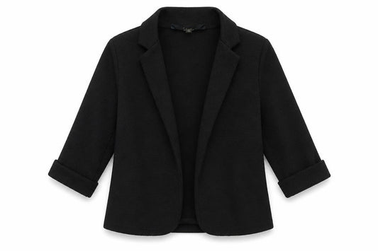 Front view of Cosmic Kids girls’ black jacket, size 10, years
