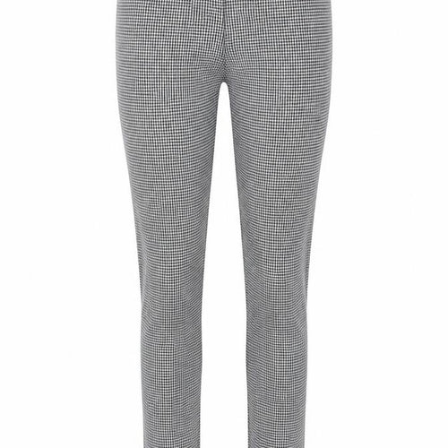 Topshop Womens White Check  Jegging Trousers Size 10 L27 in