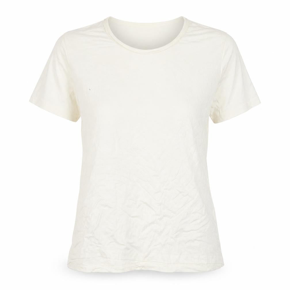 julie mode Womens White   Basic T-Shirt Size L