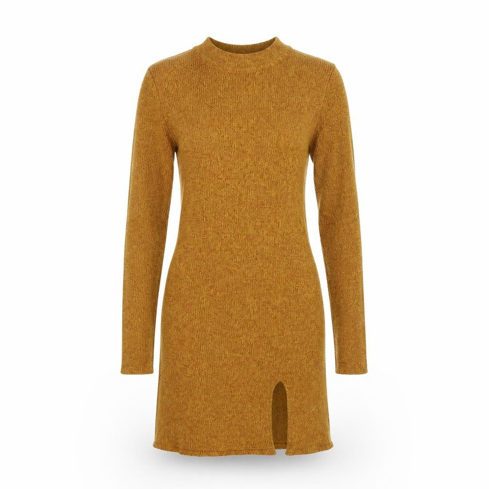 New Look Womens Gold   Fit & Flare  Size 36