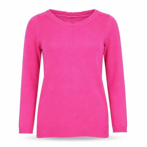 Love knitwear Womens Pink   Pullover Sweatshirt Size 8