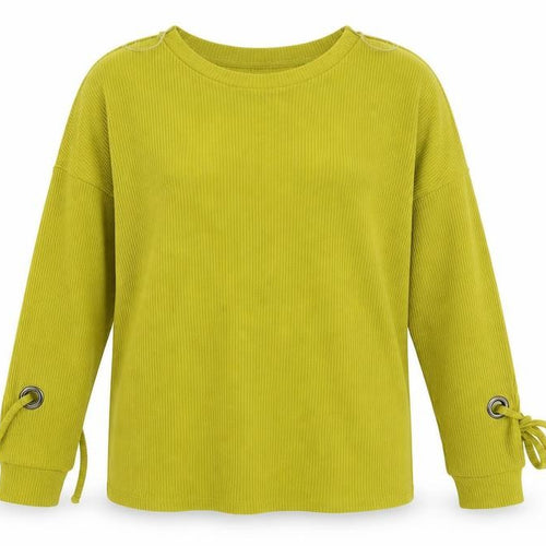 Papaya Womens Yellow   Pullover Sweatshirt Size 12