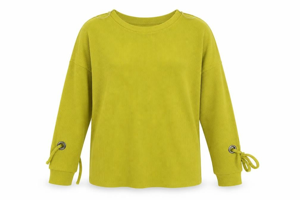 Papaya Womens Yellow   Pullover Sweatshirt Size 12