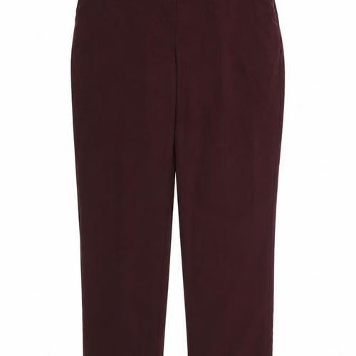 Marks and Spencer Womens Red   Trousers  Size 12 L30 in