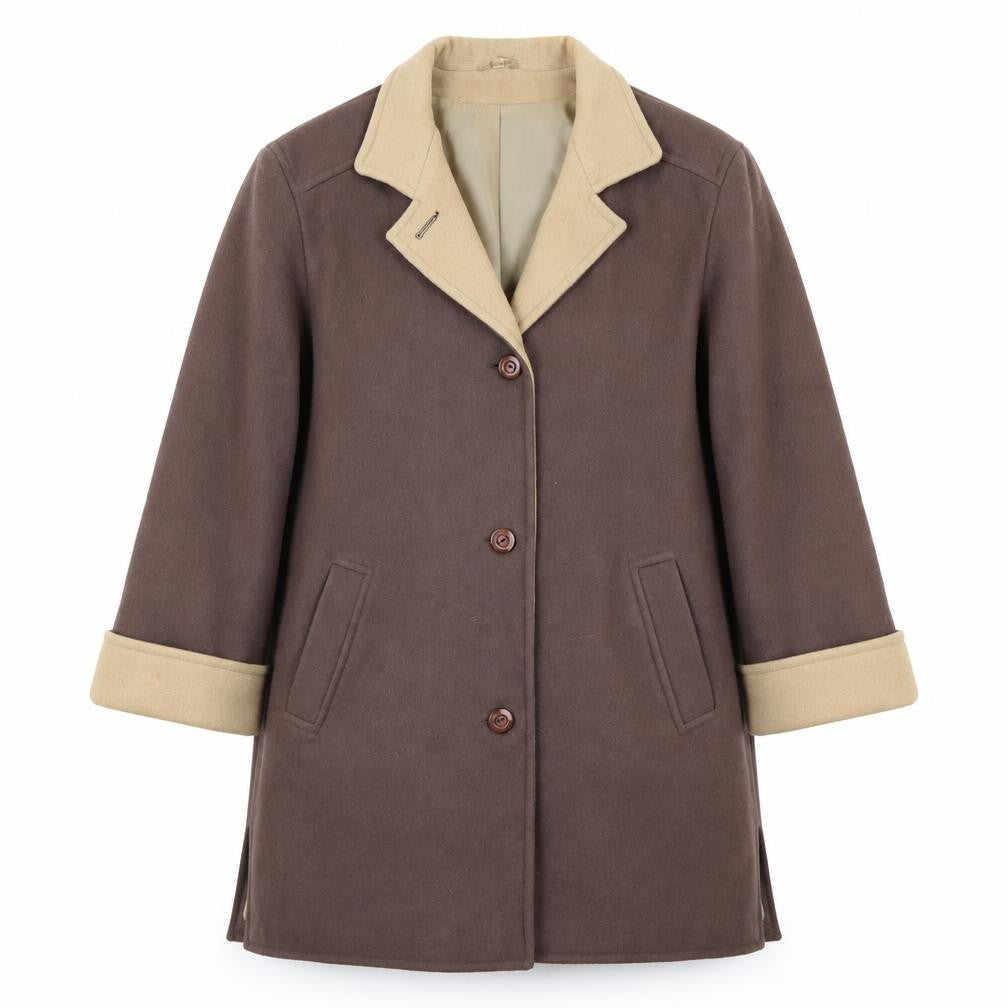 Essentials Womens Brown   Jacket Coat Size 18