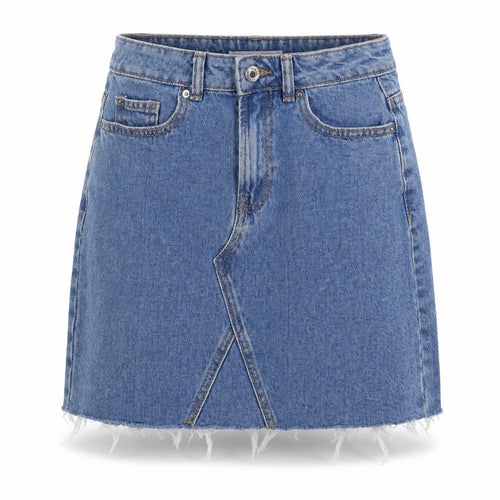 Denim Co Womens Blue  Denim A-Line Skirt Size 6