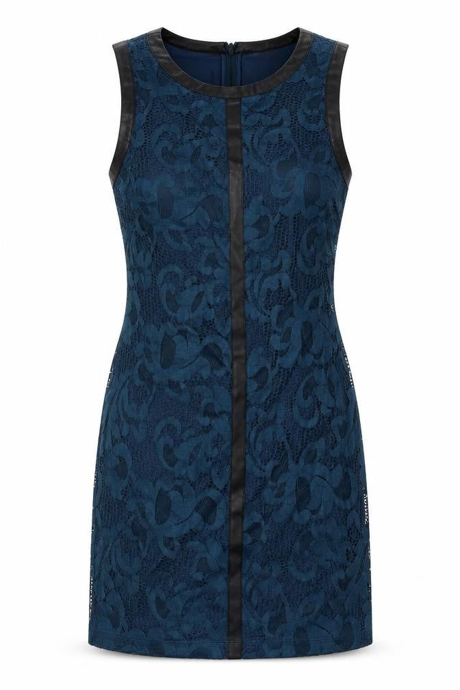 Tart Womens Blue  Lace Pencil Dress  Size L