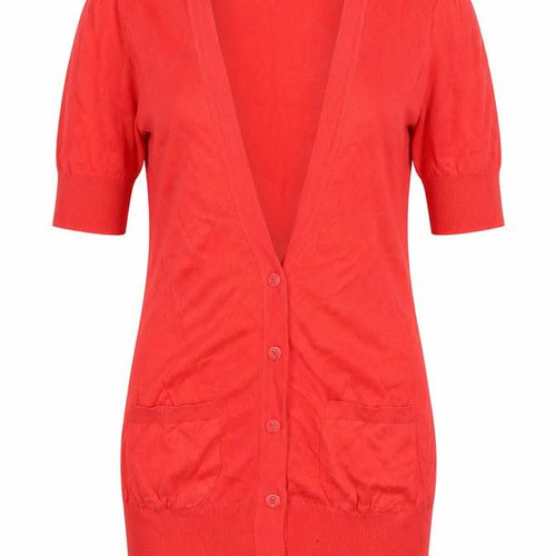 New Look Womens Red   Cardigan Jumper Size 8