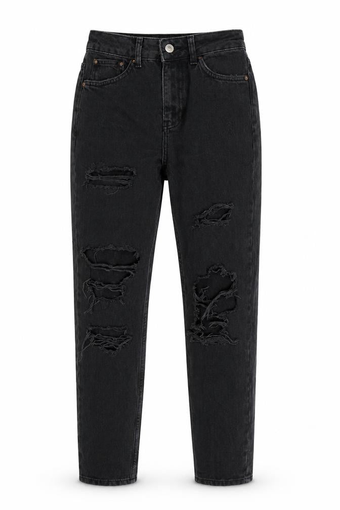 Topshop Womens Black  Denim Skinny Jeans Size 25 in L32 in