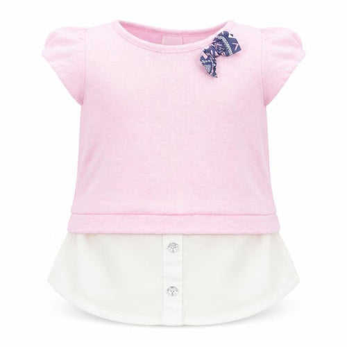 Healthtex Girls Pink   Basic T-Shirt Size 3 Years