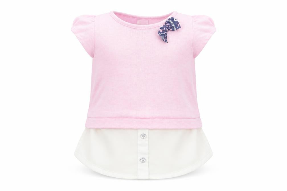 Healthtex Girls Pink   Basic T-Shirt Size 3 Years