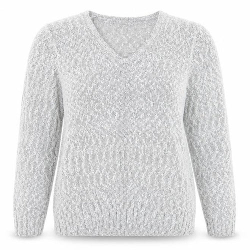 isle Womens Grey   Pullover Jumper Size M