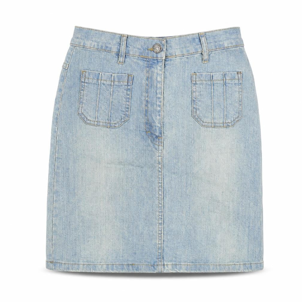 NL Jeans Womens Blue   Straight & Pencil Skirt Size 8