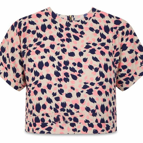 First Avenue Womens Multicoloured Animal Print  Basic Blouse Size 14