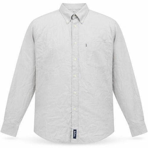 Lee Cooper Mens Grey    Button-Up Size 15.5