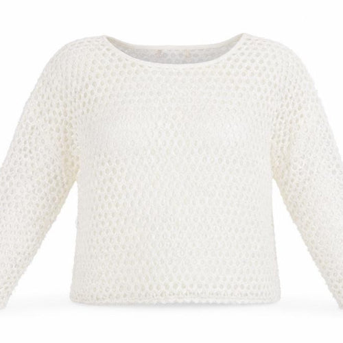 Preworn Womens White   Pullover Jumper Size M  - CUT OUT DETAIL