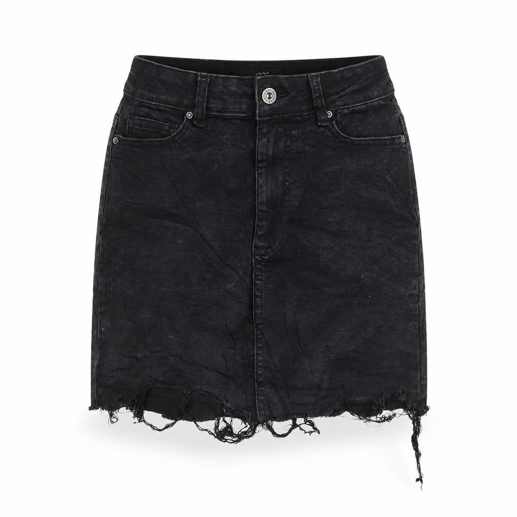 FACTORIE Womens Black  Denim A-Line Skirt Size 8
