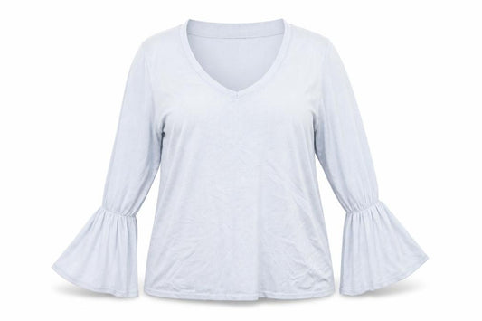Front view of F&F women’s blue knit jumper, size UK 12