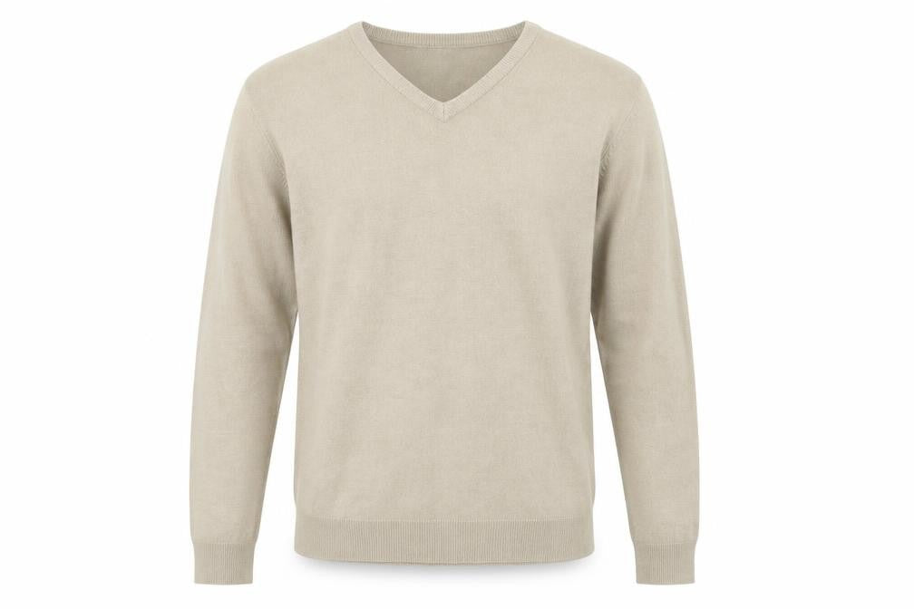 Cedarwood State Mens Beige  Knit Pullover Jumper Size XL
