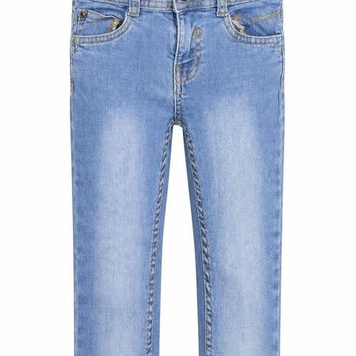 Vertbaudet Girls Blue  Denim Straight Jeans Size 8 Years