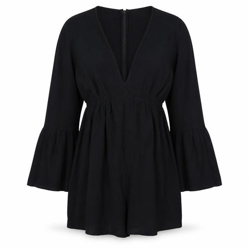 Pull&Bear Womens Black   Jumpsuit One-Piece Size 8