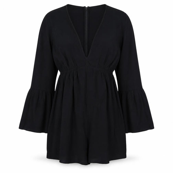 Pull&Bear Womens Black   Jumpsuit One-Piece Size 8