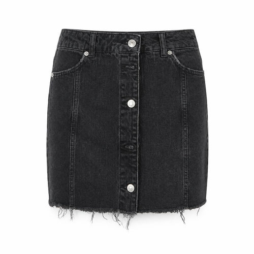 Topshop Womens Black   A-Line Skirt Size 8