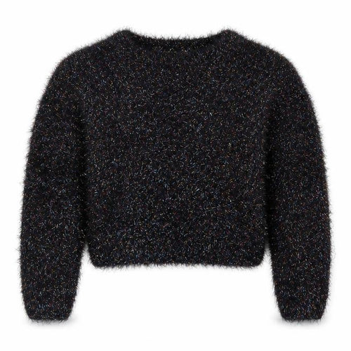 Miss E-vie Girls Black   Pullover Jumper Size 7-8 Years