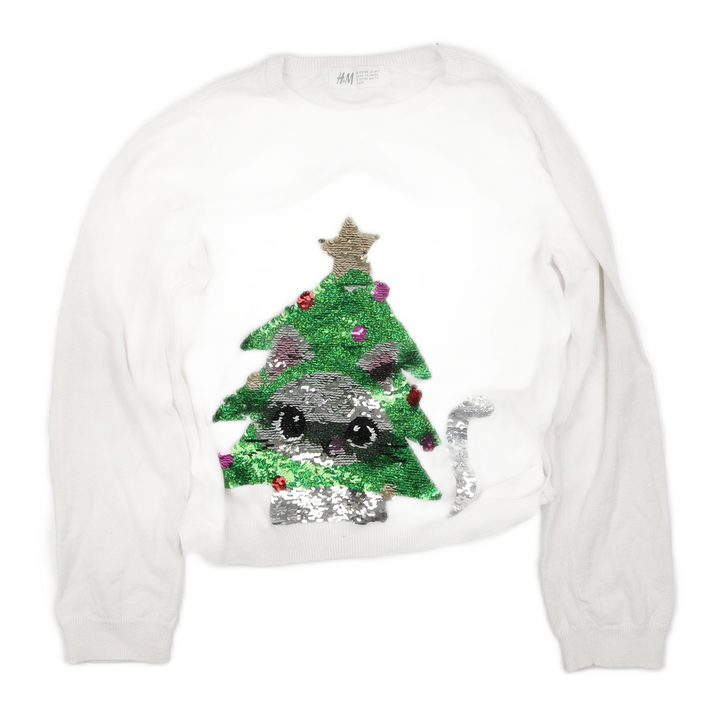 H&M Girls White   Basic T-Shirt