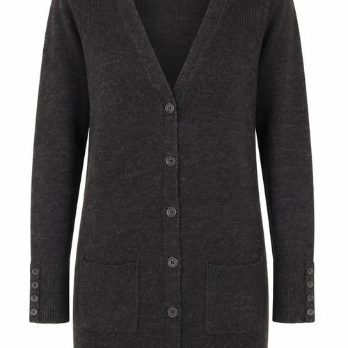 BHS Womens Grey   Cardigan Jumper Size 10
