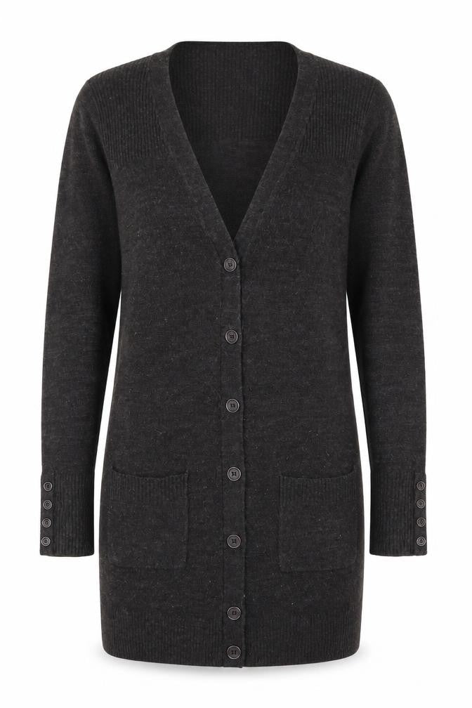 BHS Womens Grey   Cardigan Jumper Size 10