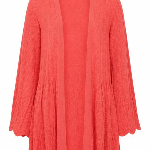 Per uina Womens Orange   Cardigan Jumper Size 12