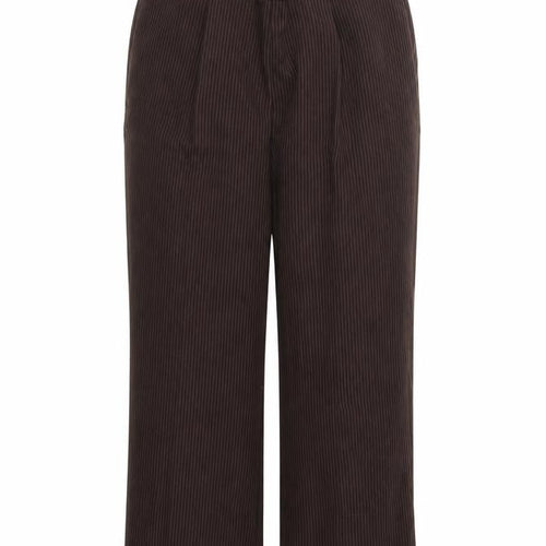 bm Collection Womens Brown   Cropped Trousers Size 12 L27 in