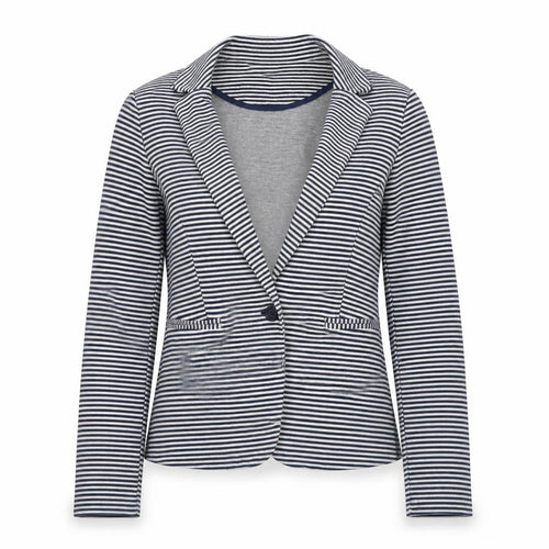 Newlook Womens White Striped  Jacket Blazer Size 10