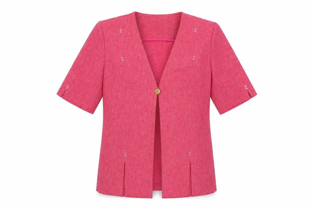 Frankenwalder Womens Pink   Jacket Blazer Size 12