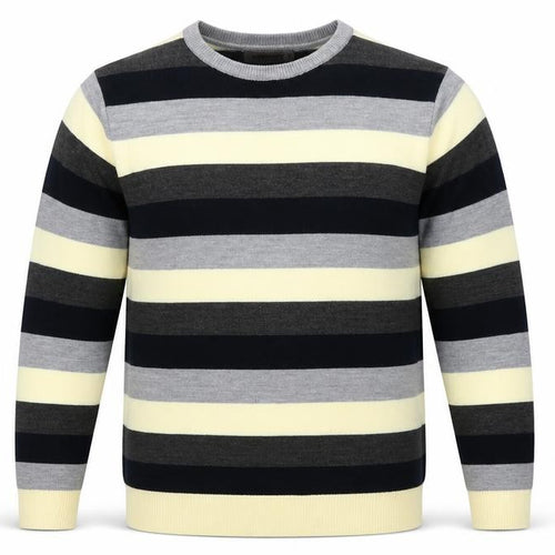 Cedar Wood State Mens Multicoloured Striped Knit Pullover Jumper Size XS
