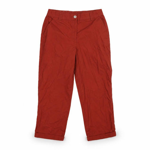 dorothy per Womens Brown   Cropped Trousers Size 10 L20 in