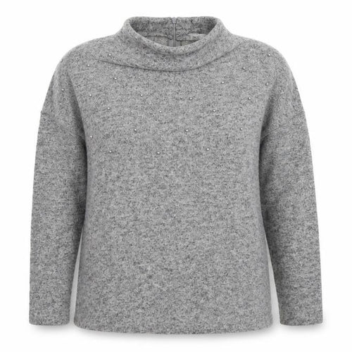 RESERVED Womens Grey  Knit Pullover Jumper Size S