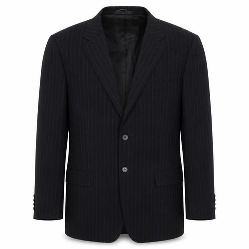 Butler & Webb Mens Blue Striped Jacket Suit Jacket Size 44