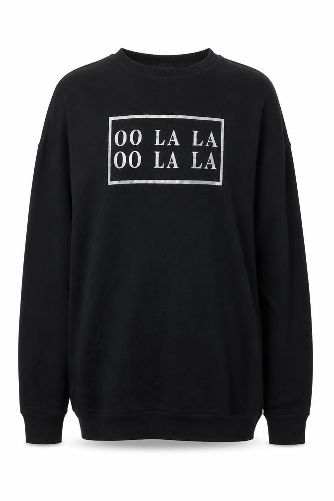 Atmosphere Womens Black   Pullover Sweatshirt Size 8  - Ooh La La