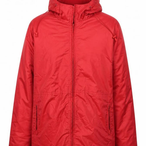 Roman Originals Mens Red  Microfibre Parka Coat Size S