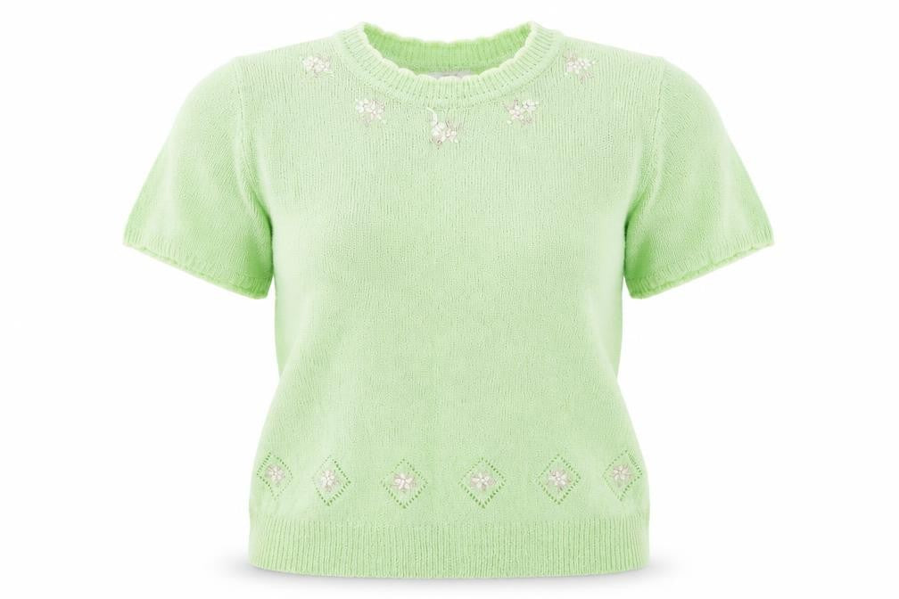 REFLECT Womens Green   Basic T-Shirt Size L